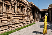 The great Chola temples of Tamil Nadu - The Sri Ranganatha Temple of Srirangam. A subsidiary shrine to the west of the fourth courtyard. 